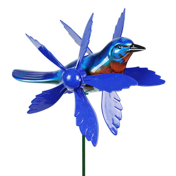 Exhart 28.74-in Blue Plastic Animals Stake