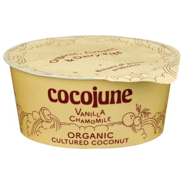 Cocojune Organic Vanilla Chamomile Cultured Coconut Yogurt Same
