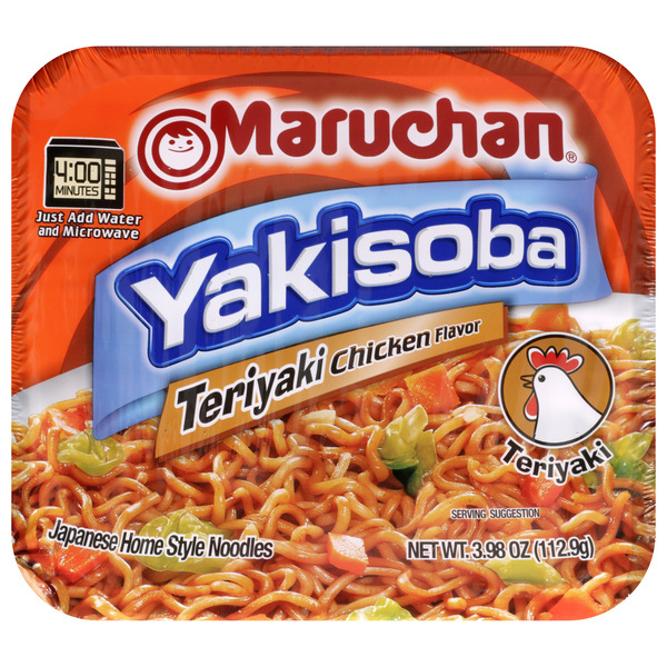 Maruchan Yakisoba Noodles, Teriyaki Chicken, 3.98 oz Same-Day