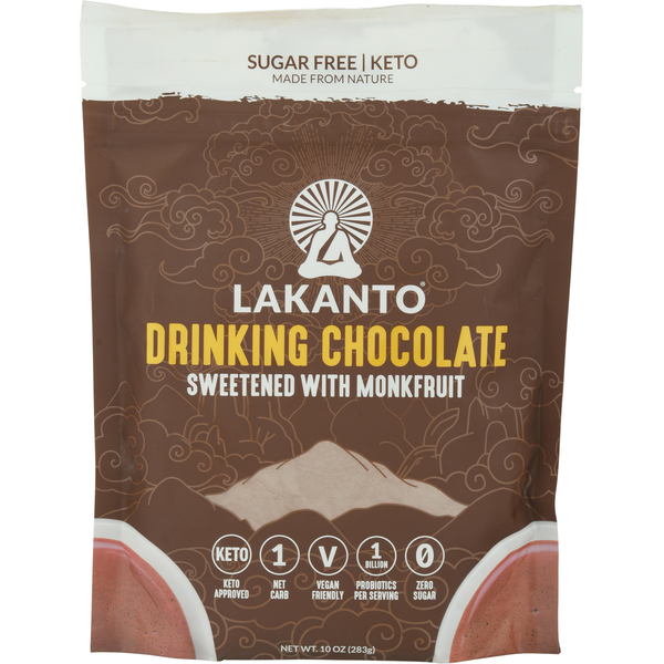 Lakanto Drinking Chocolate, Sweetened with Monkfruit