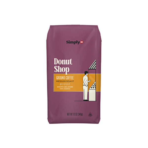 Simply Donut Shop Medium Roast Ground Coffee