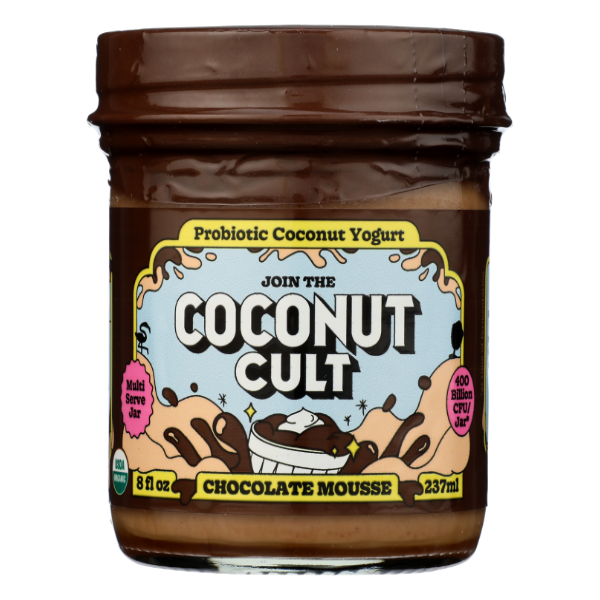 Coconut Cult Probiotic Chocolate Mousse Coconut Yogurt Same-Day