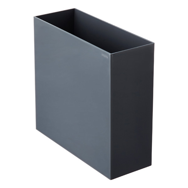 Poppin Hanging File Box - Dark Grey - 12-1/4" x 3-3/4" x 9-3/4" H