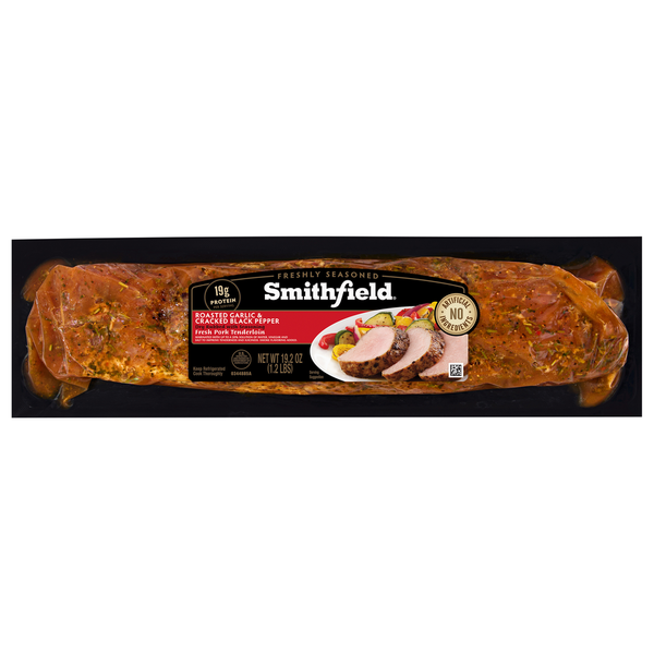 カ*ン様 LARGEハーフジップ TENDERLOIN PLENTY TOUGH Smithfield Fresh Roasted Garlic & Cracked Black Pepper Pork