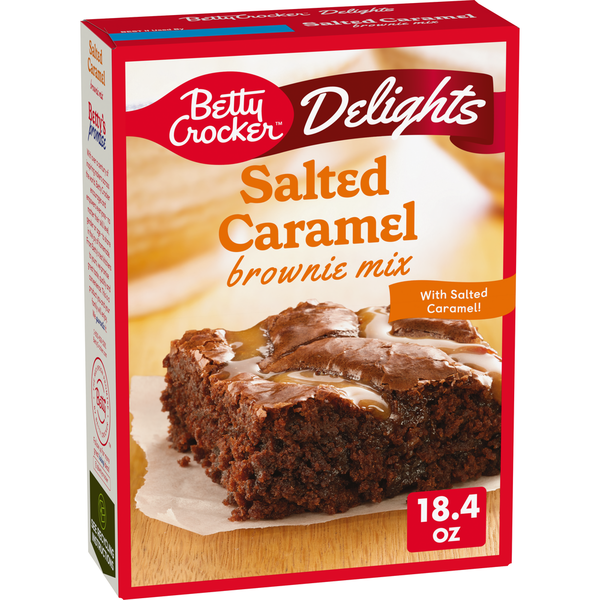 Betty Crocker Delights Salted Caramel Brownie Mix