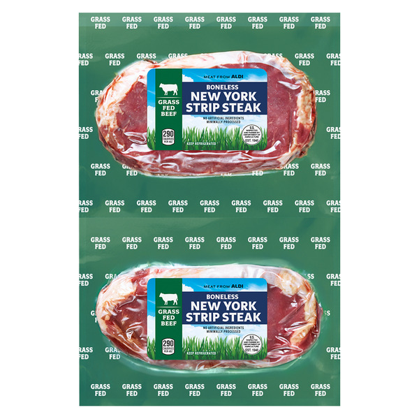 Grass Fed New York Strip Steaks