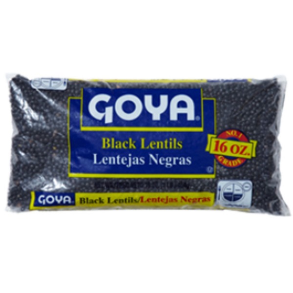 Goya Black Lentils, Dry