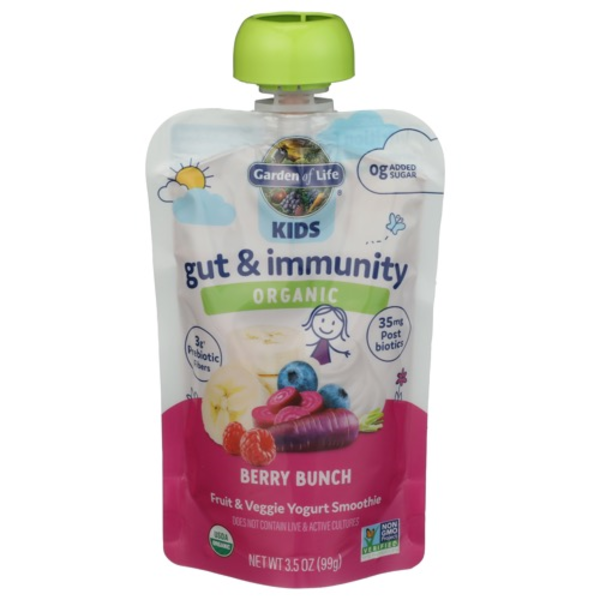 Garden Of Life Organic Berry Bunch Kids Fruit & Veggie Yogurt Smoothie