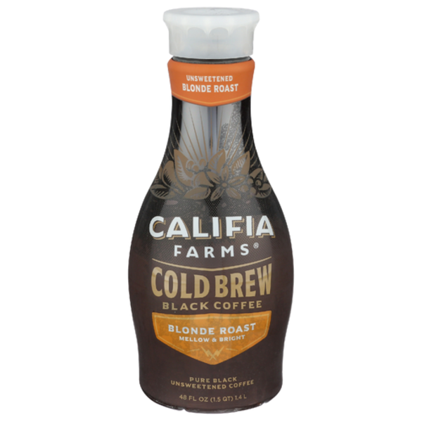 Califia Farms Pure Black Blonde Roast Cold Brew Coffee