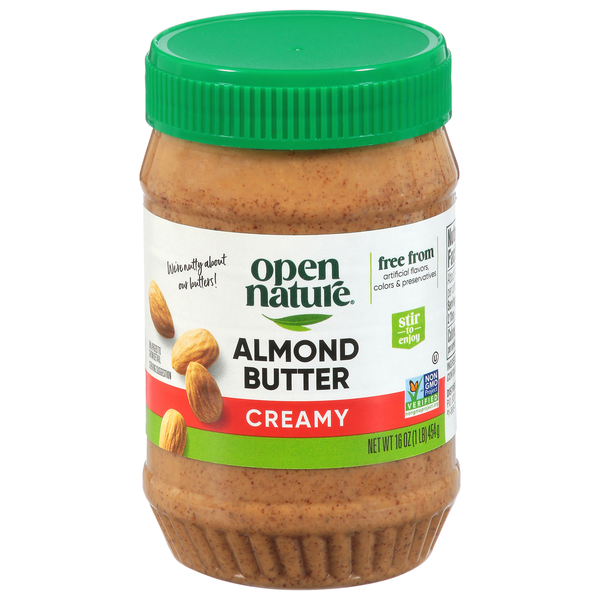 Open Nature Almond Butter, Creamy