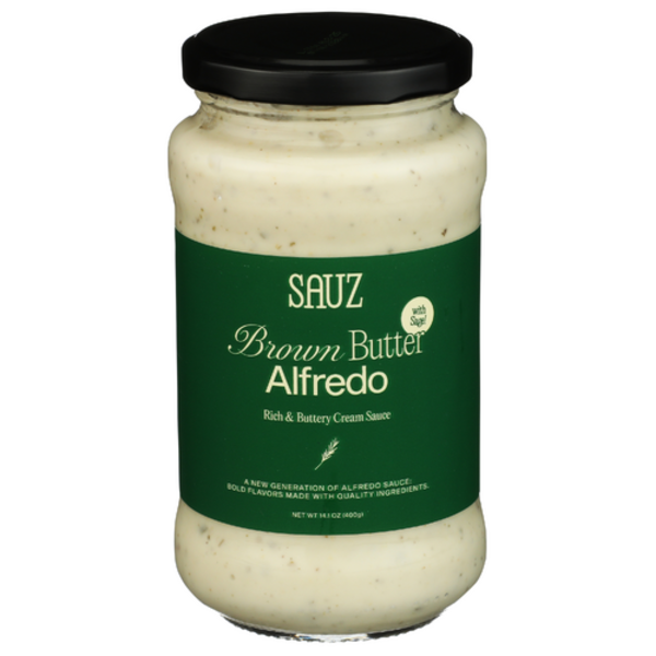 Sauz Pasta Sauce Brown Butter Alfredo Pasta Sauce Same-Day