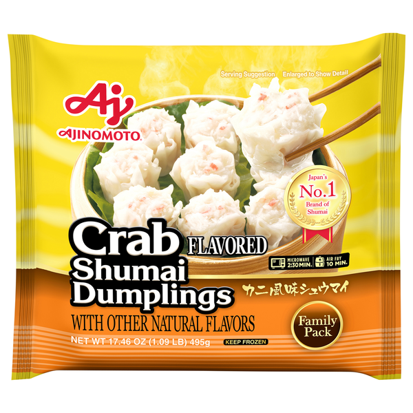 Ajinomoto Shumai Dumplings, Crab Flavored, Family Pack Same-Day