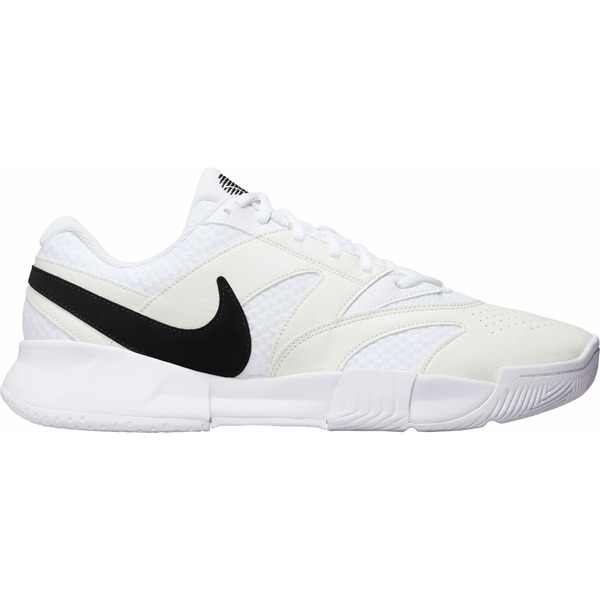 Nike Men's Court Lite 4 Medium Width Tennis Shoes, Size 10.5 - White & Black