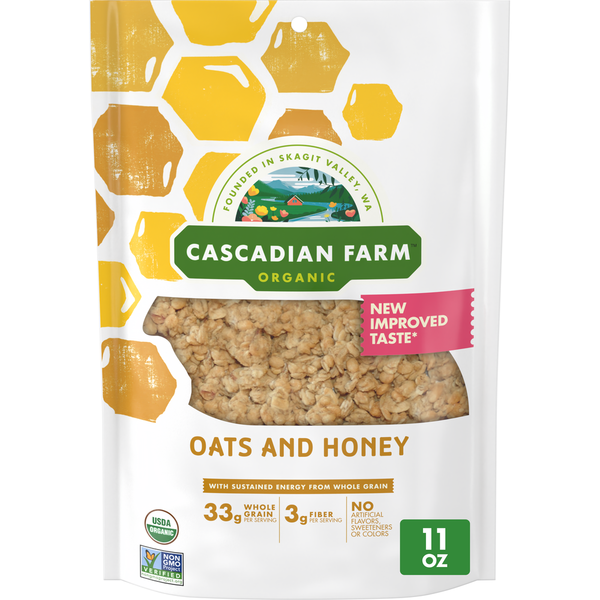 Cascadian Farm Organic Oats and Honey Granola Cereal