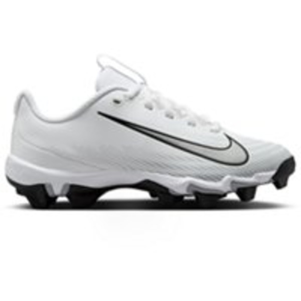 Nike Kids' Vapor Shark 3 Medium Width Football Cleats, Size 1 - White & Silver