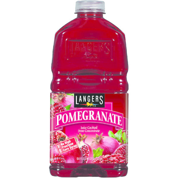 Langers Juice Cocktail, from Concentrate, Pomegranate