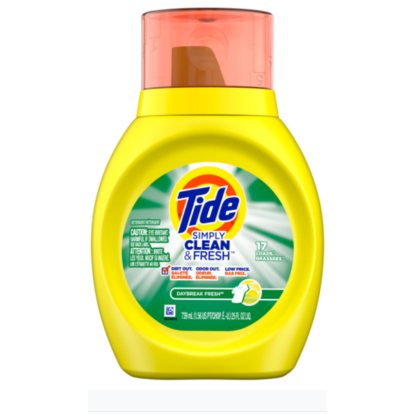 Tide - Simply Clean & Fresh Daybreak Fresh Liquid Detergent - 6/25 oz