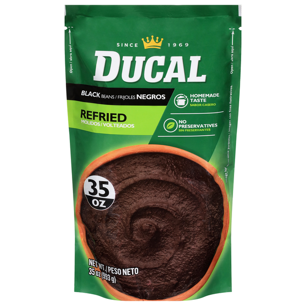 Ducal Black Refried Beans