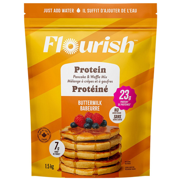 Flourish Buttermilk Protein Pancake & Waffle Mix 1.5 kg