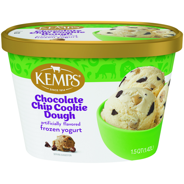 Kemps Chocolate Chip Cookie Dough Frozen Yogurt Same-Day Delivery