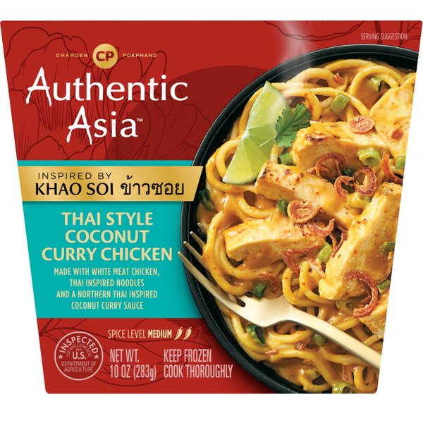 Authentic Asia Medium Thai Style Coconut Curry Chicken