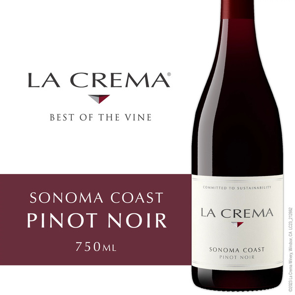 ワイン La Ricmlma La Crema Sonoma Coast Pinot Noir Red Wine, 750ml Same-Day Delivery