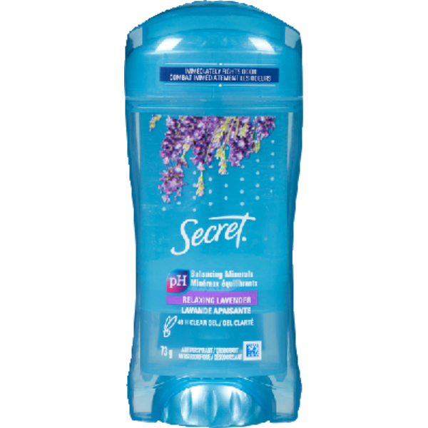 Secret Luxe Lavender Clear Gel Antiperspirant & Deodorant Same-Day