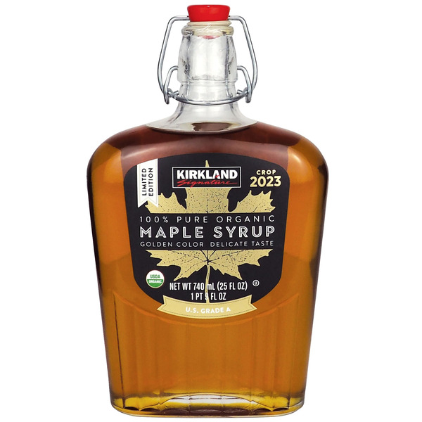 Costco Kirkland Signature Organic Golden Maple Syrup SameDay Delivery