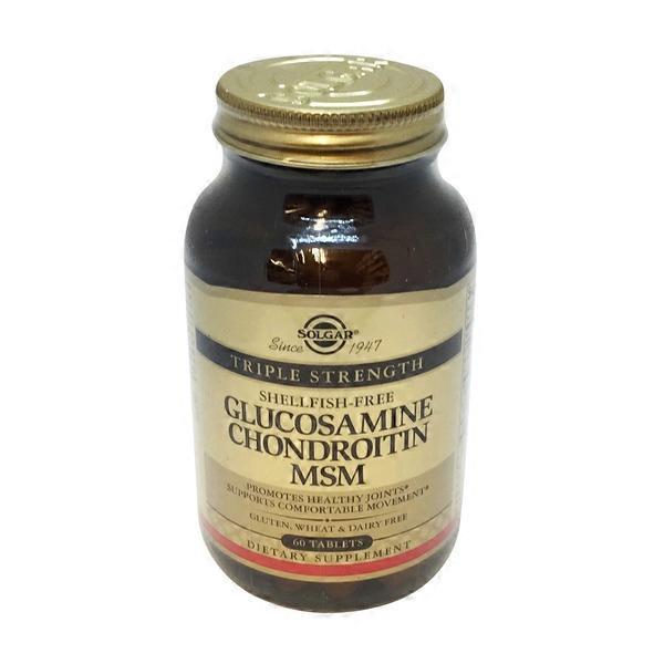 Solgar Glucosamine Chondroitin MSM (60 ct) Instacart