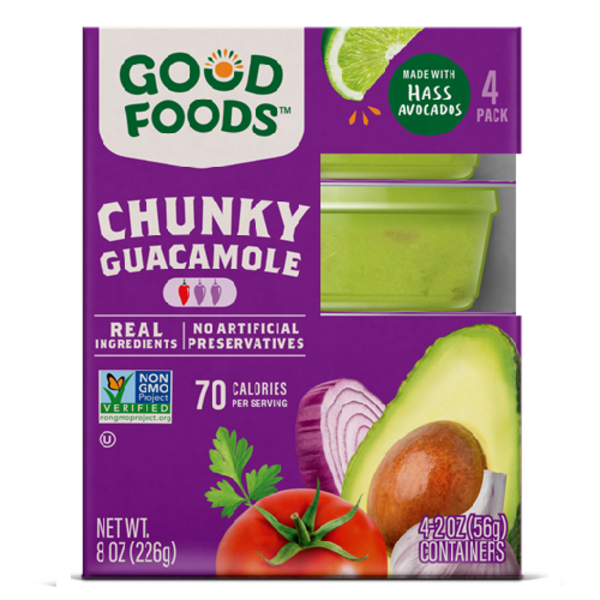 Good Foods Chunky Traditional Guacamole 4 Pack