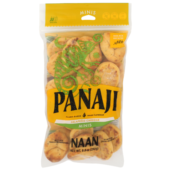 Panaji Jalapeno Cheddar Mini Naan Flatbread