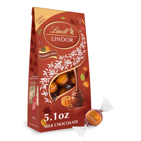 Lindt Lindor Fall Pumpkin Spice Milk Chocolate Candy Truffles Same