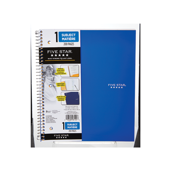 AH.H 『Style of Authenticity』 Vol.1~Vol.5 Five Star 11″ x 8.5″ 200-Page Light Blue Wirebound 1-Subject