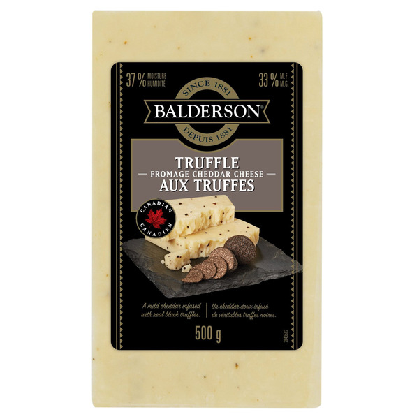 Balderson Truffle Cheddar Cheese, 500 g