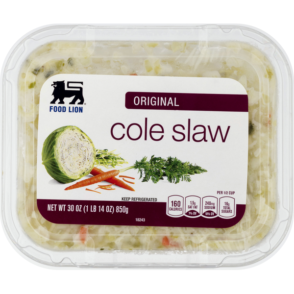 Food Lion Cole Slaw, Original (30 oz) Instacart