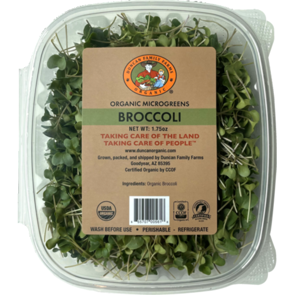 Duncan Family Farms Organic Broccoli Microgreens