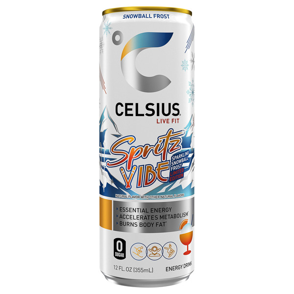 Celsius Sparkling Spritz Vibe, Functional Energy Drink Same-Day