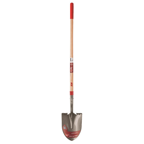 ACE Wood Long Handle Round Point Shovel