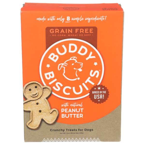 Buddy Biscuits Peanut Butter Grain Free Crunchy Treats