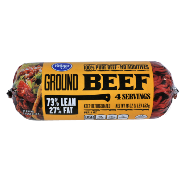 Kroger 73 Lean Tube Ground Beef (16 oz) from Kroger Instacart