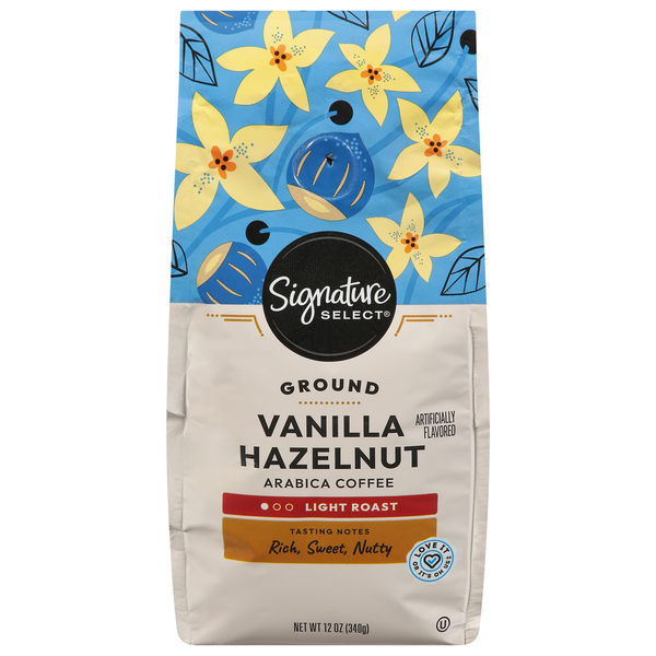 Signature SELECT Coffee, Ground, Light Roast, Vanilla Hazelnut