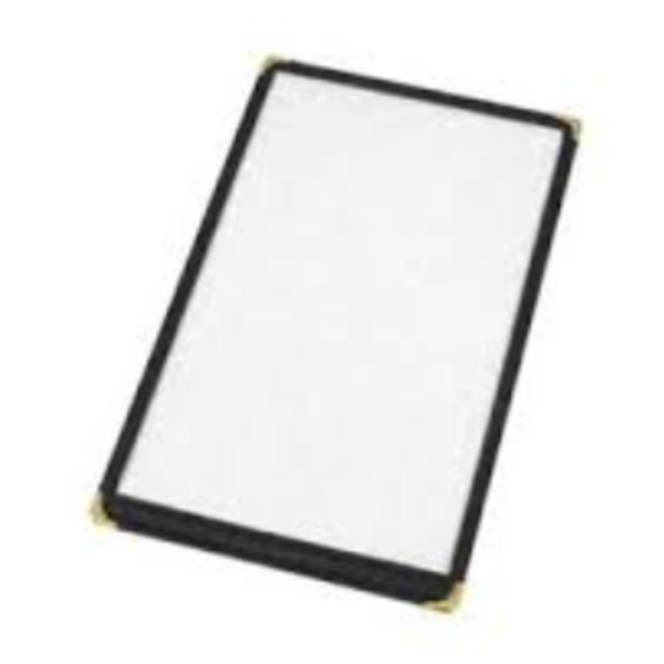 Menu Cover Black 8.5x11