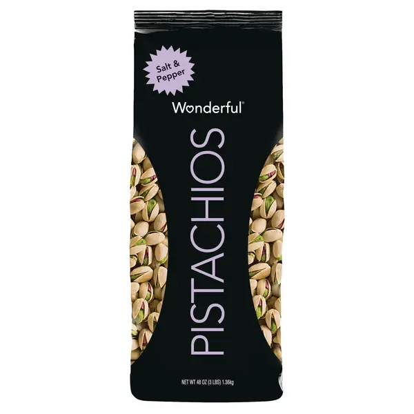 Salt & Pepper Pistachios, 3 lbs