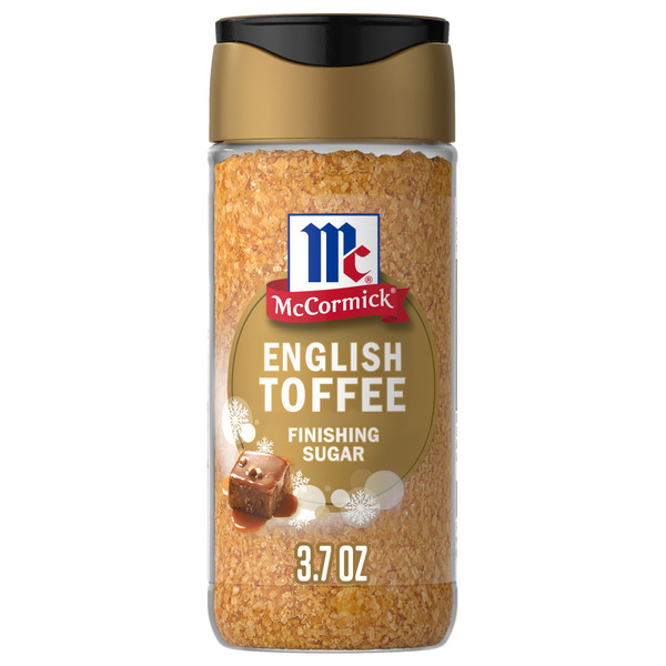 McCormick Naturally Flavored English Toffee Finishing Sugar Same