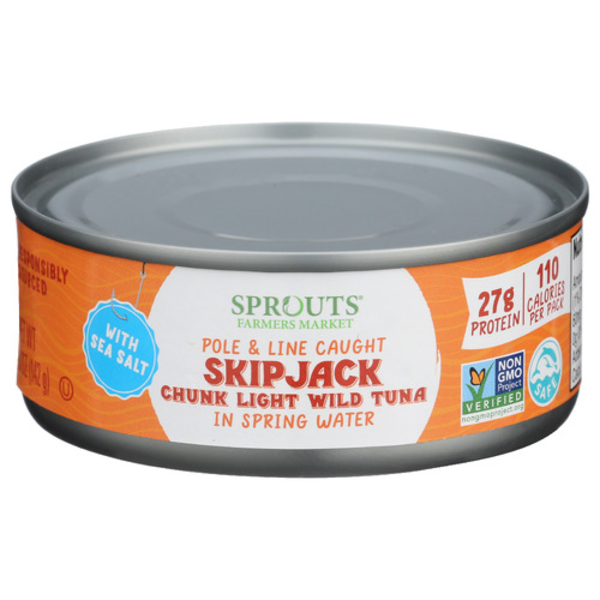 Sprouts Farmers Market Sprouts Wild Caught Skipjack Light Tuna With Sea