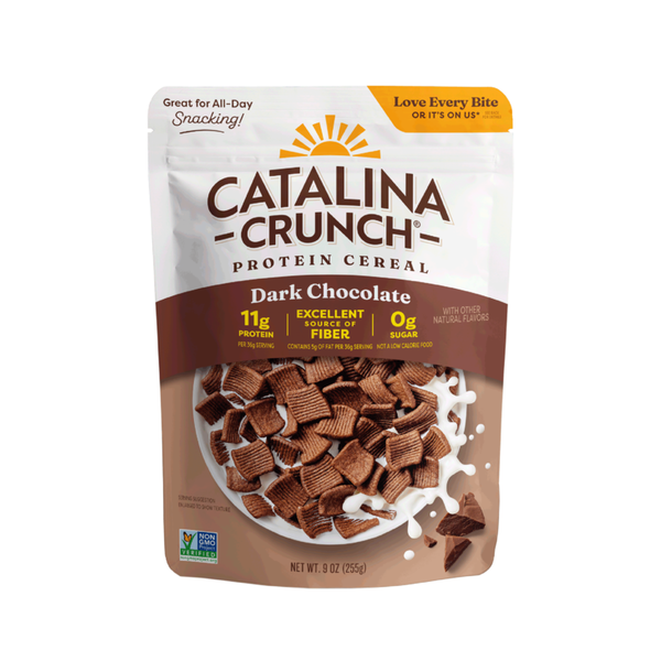 Catalina Crunch Dark Chocolate, Keto Friendly Cereal Same-Day