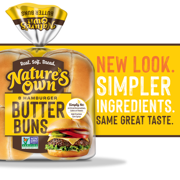 Nature's Own Hamburger Butter Buns