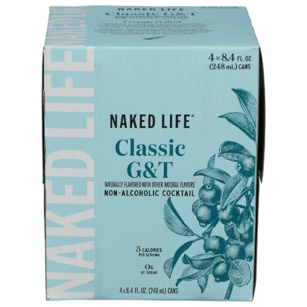 Naked Life Classic G&T Non-Alcoholic Cocktail 4 Pack Same-Day