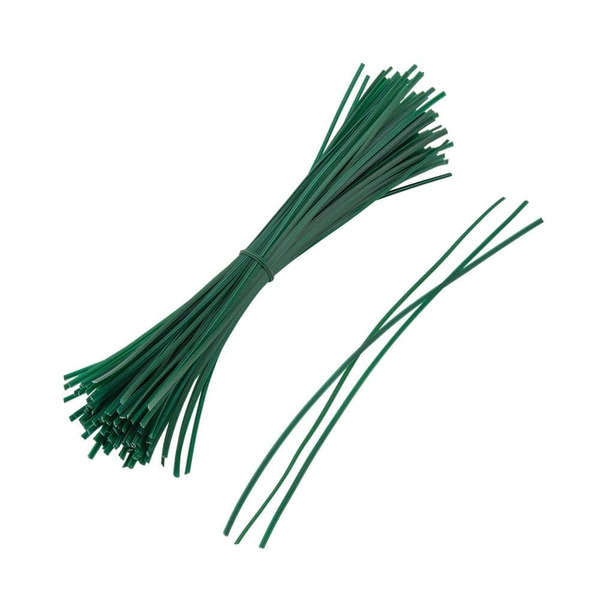 Vigoro 8 In. Plastic Plant Twist Ties, Reusable Garden Fasteners For Plants (100-pack)