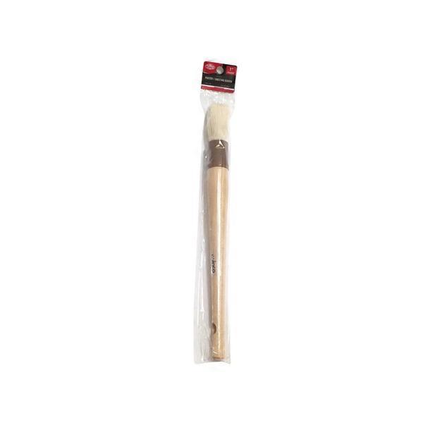 Pastry/Basting Brush, Boar Bristle, 1.5" Round - 1 Ea